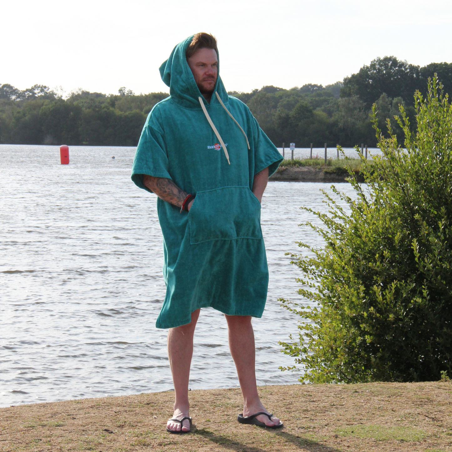 Sundfœrr Towel Robe - Rock Pool