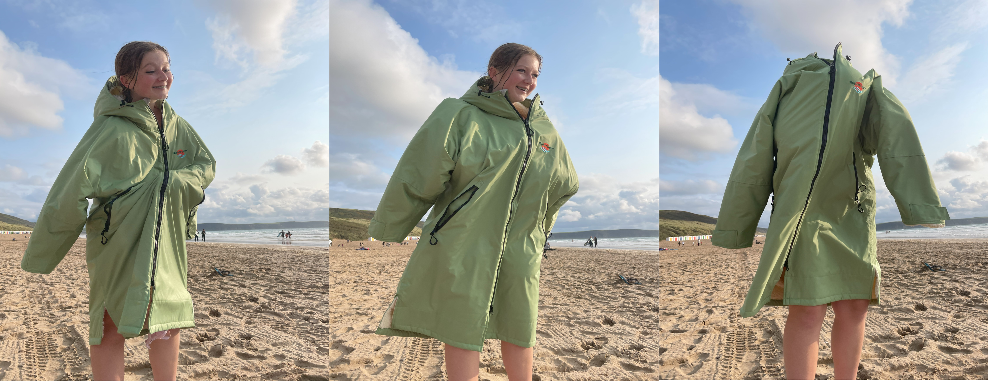 change robe, changing robe, devon beach, devon surf