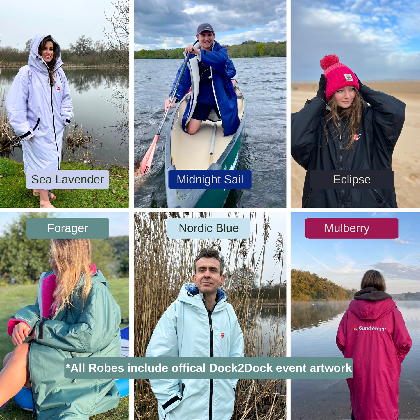 The Official Dock2Dock® Limited Edition Changing Robe