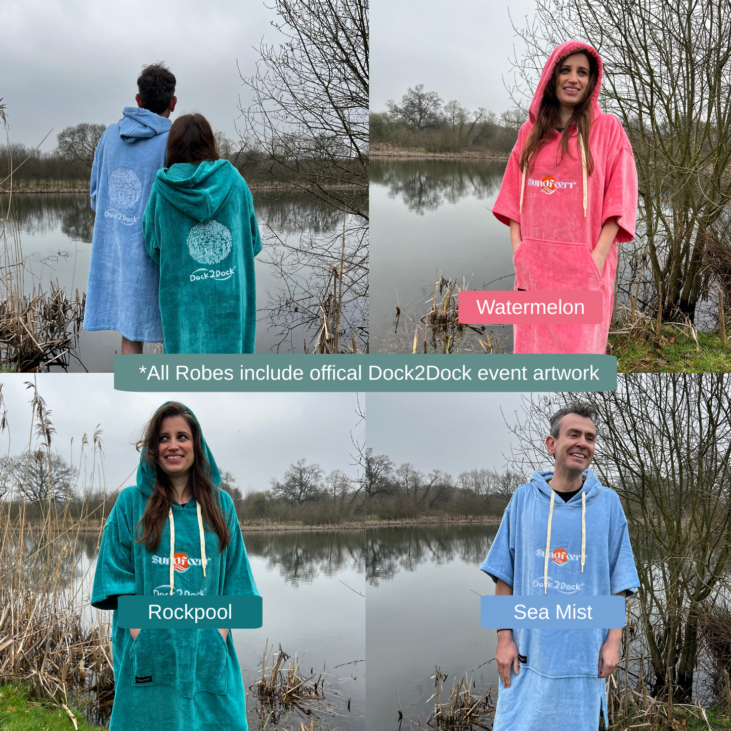 The Official Dock2Dock® Limited Edition Towelling Robe