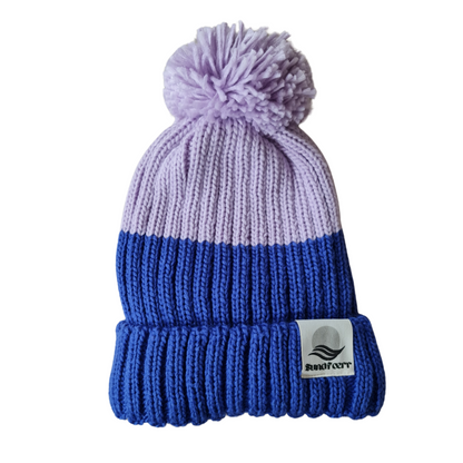 Elements Blue/Purple Bobble Hat