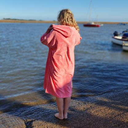 Sundfœrr Towel Robe - Watermelon Red