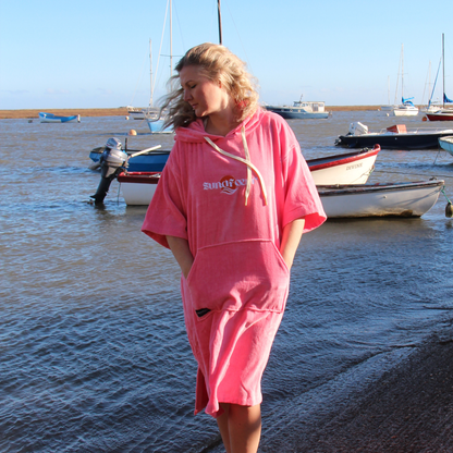 Sundfœrr Towel Robe - Watermelon Red